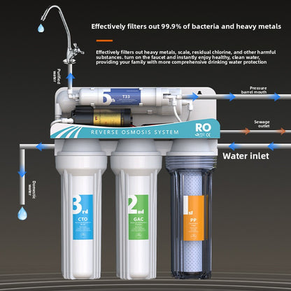 Reverse Osmosis Water Purifier 100G Dual Outlet