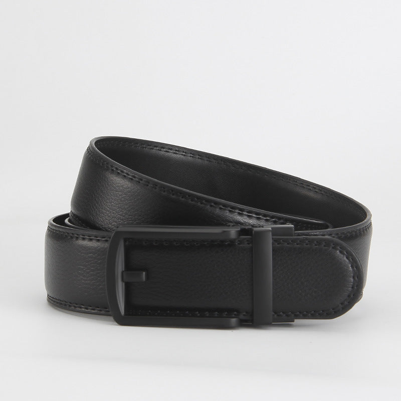 Reverse pull buckle belt