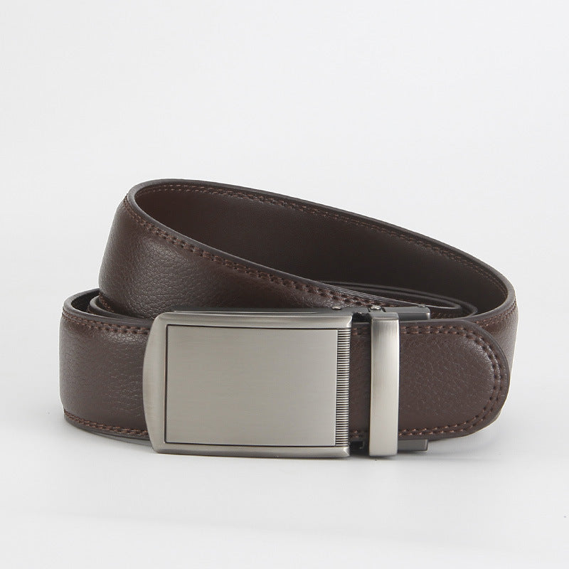 Reverse pull buckle belt