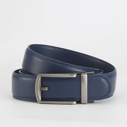 Reverse pull buckle belt