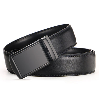Reverse pull buckle belt