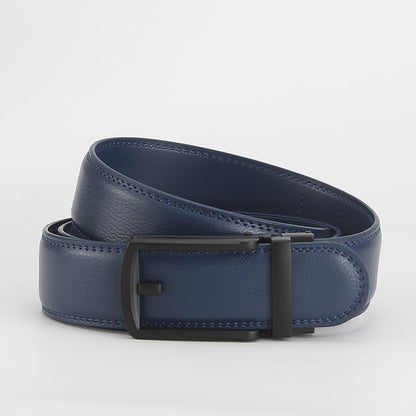 Reverse pull buckle belt