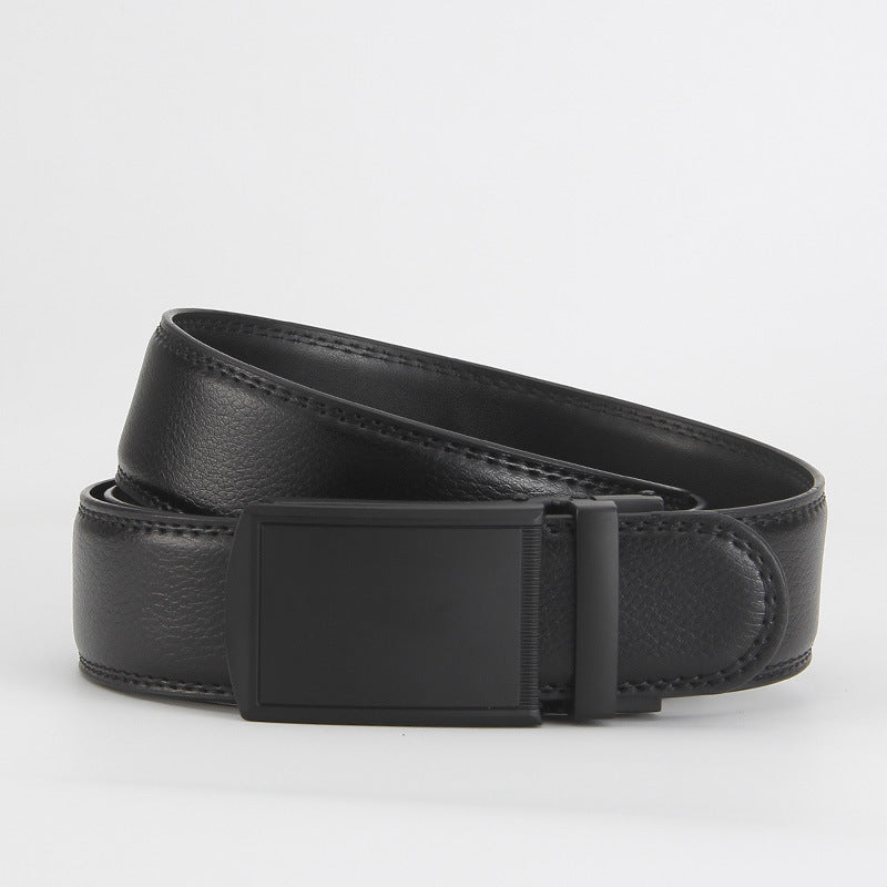 Reverse pull buckle belt