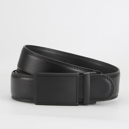 Reverse pull buckle belt