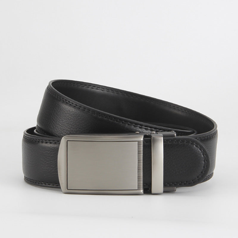Reverse pull buckle belt