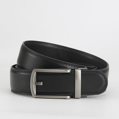 Reverse pull buckle belt
