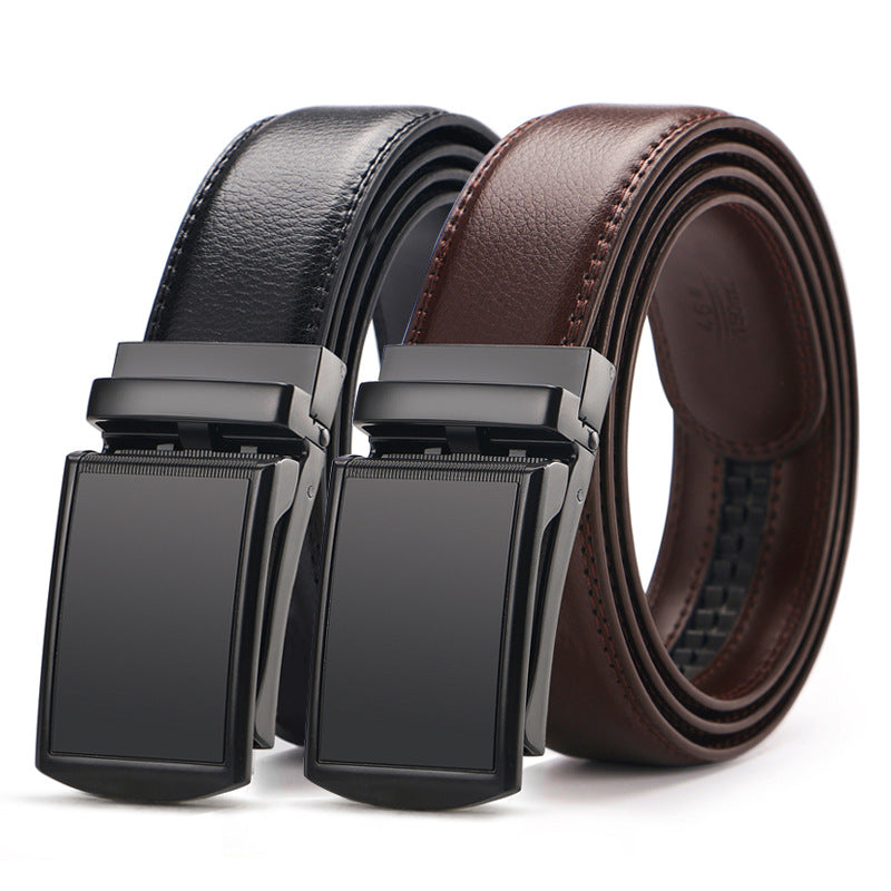 Reverse pull buckle belt