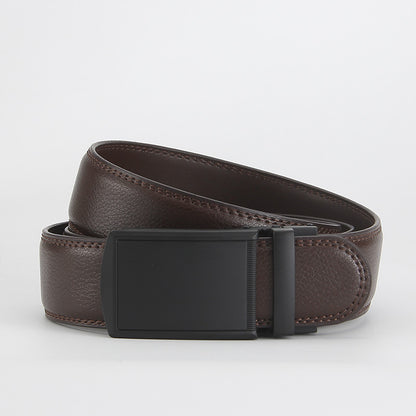 Reverse pull buckle belt
