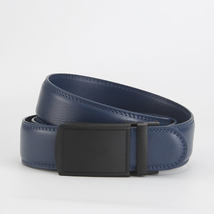 Reverse pull buckle belt