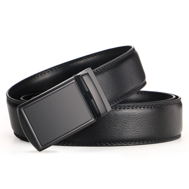 Reverse pull buckle belt