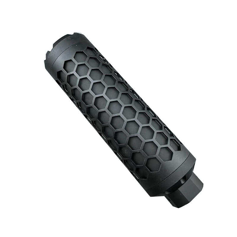Reverse tooth honeycomb metal muffler