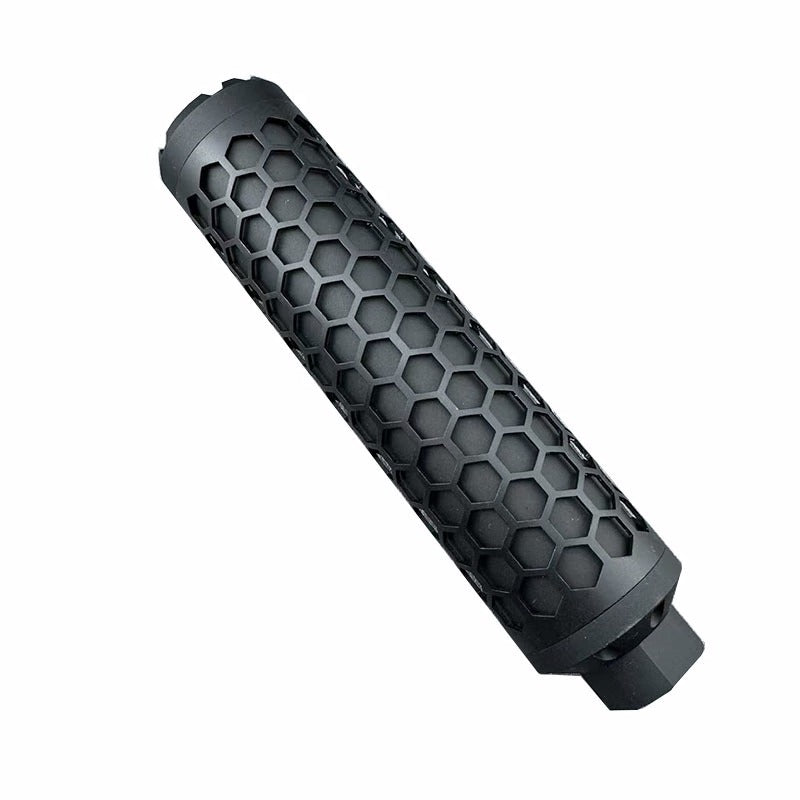 Reverse tooth honeycomb metal muffler