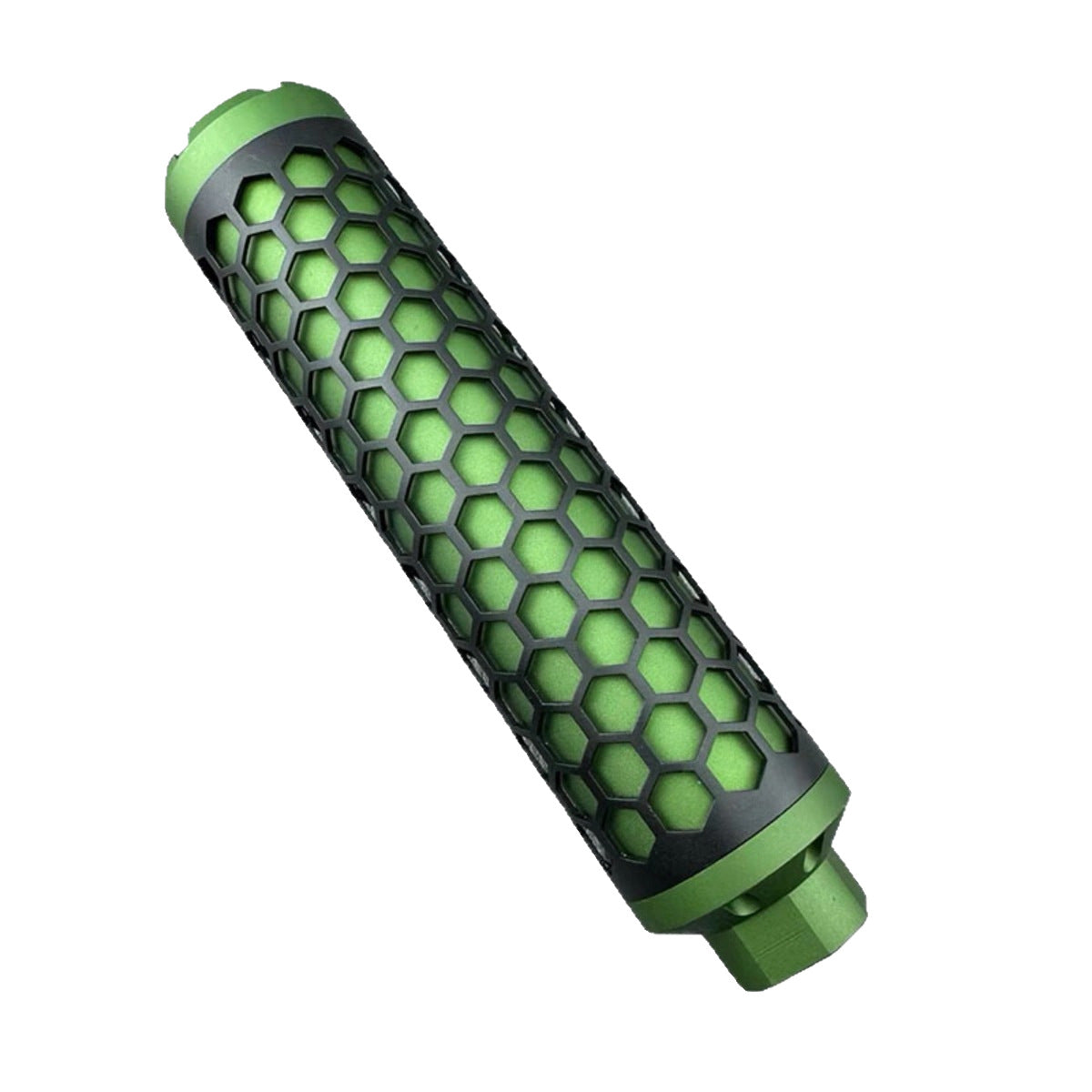 Reverse tooth honeycomb metal muffler