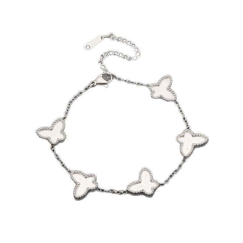 Reversible Butterfly Titanium Steel Jewelry Set