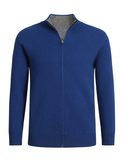 Reversible Cashmere Blend Cardigan