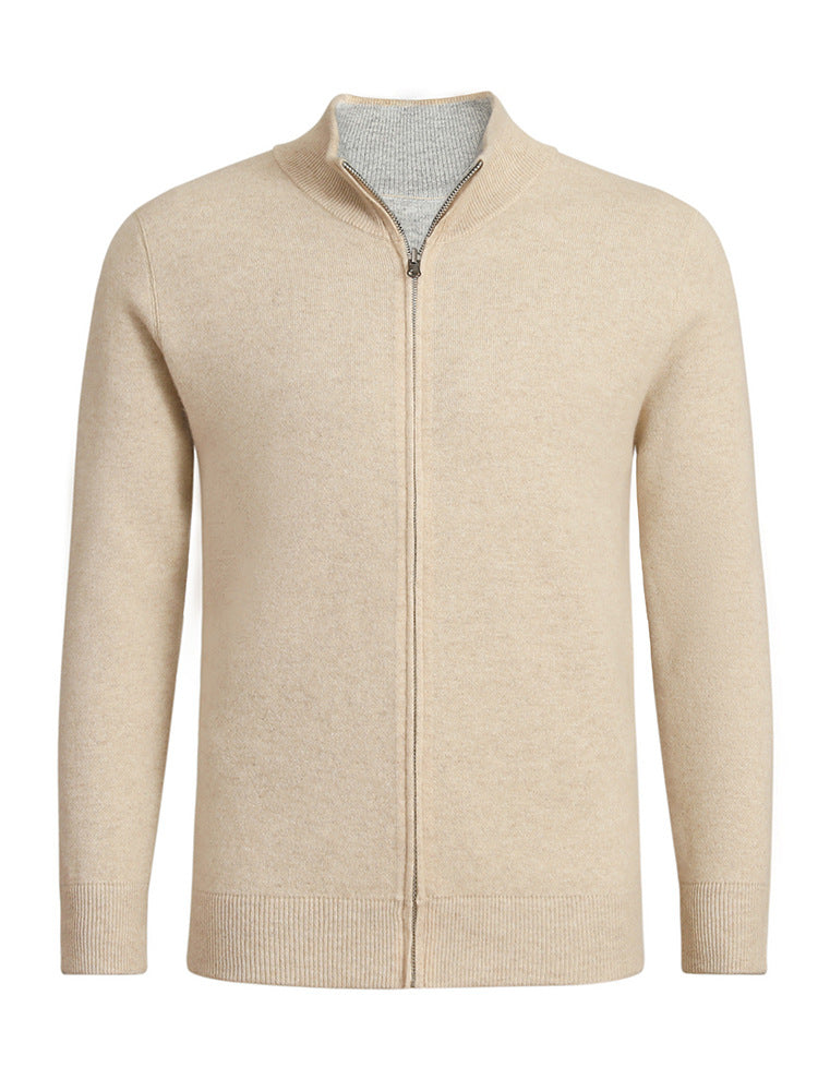 Reversible Cashmere Blend Cardigan