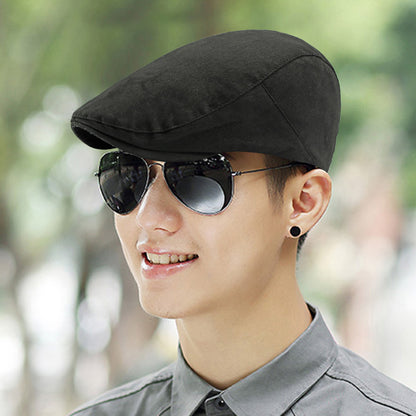 Reversible Cotton Tie-Dye Beret Cap