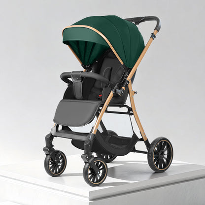 Reversible Four-Wheel Baby Stroller