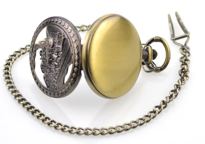 Reversible hollow pocket watch