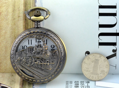 Reversible hollow pocket watch