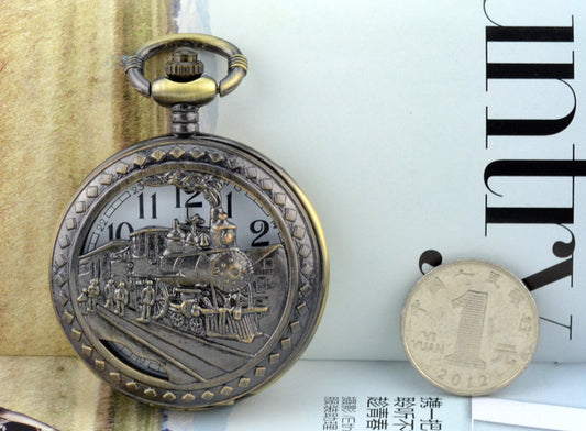 Reversible hollow pocket watch