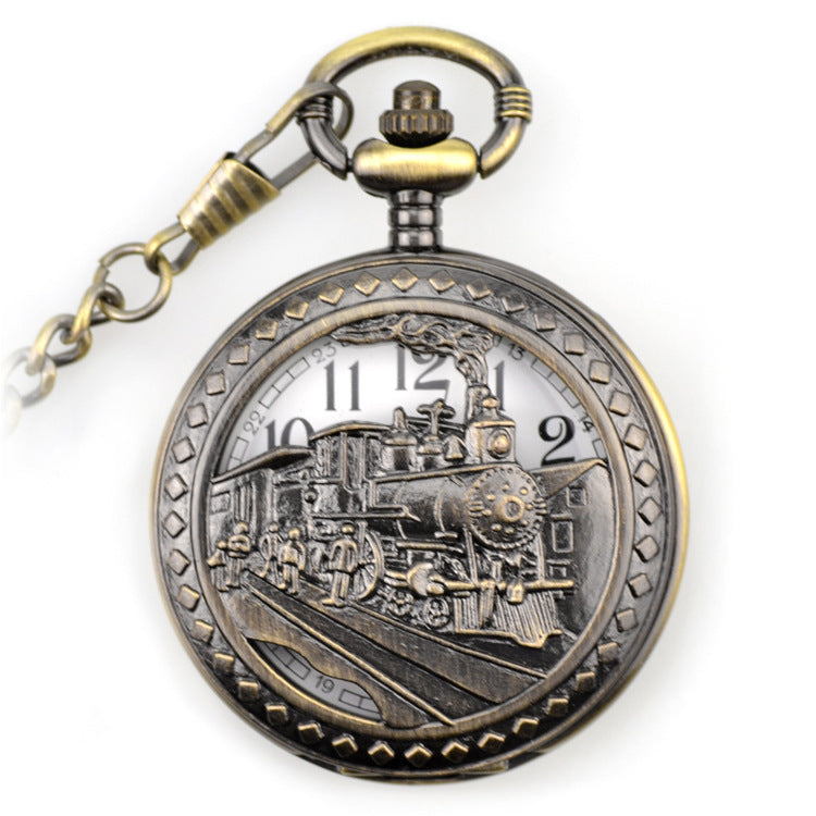 Reversible hollow pocket watch