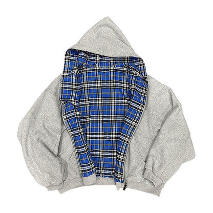 Reversible Hooded Sweatshirt