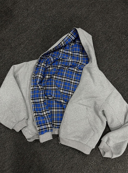Reversible Hooded Sweatshirt