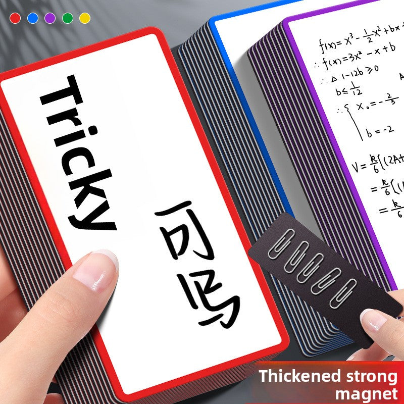 Reversible Magnetic Whiteboard Stickers