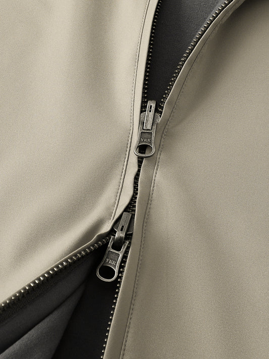 Reversible Nylon Cashmere Vest Jacket