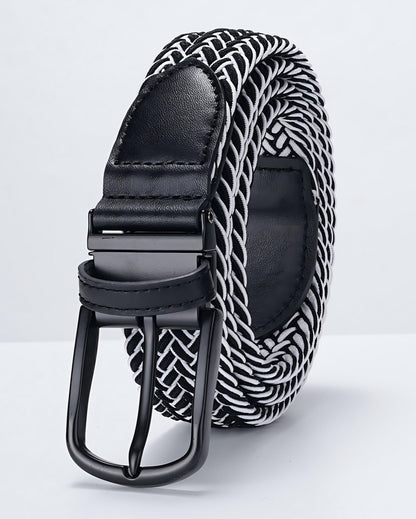 Reversible Rotating Buckle Textile Belt