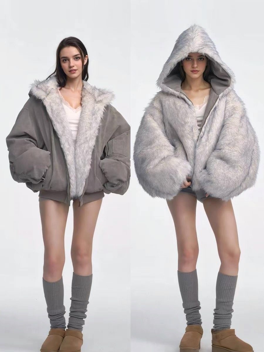 Reversible Thick Flight Jacket