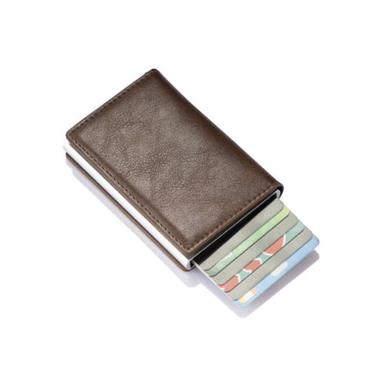 RFID anti-theft braking aluminum card holder card sleeve