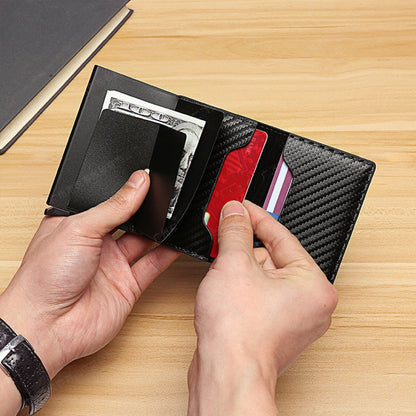RFID Blocking Aluminum Alloy Credit Card Holder Wallet