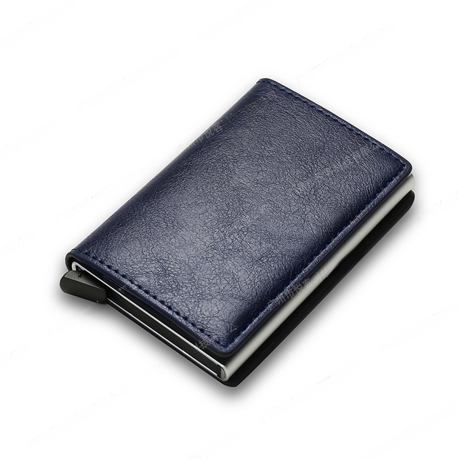 RFID Blocking Automatic Pop-Up Ultra-Thin Carbon Fiber Card Holder Wallet