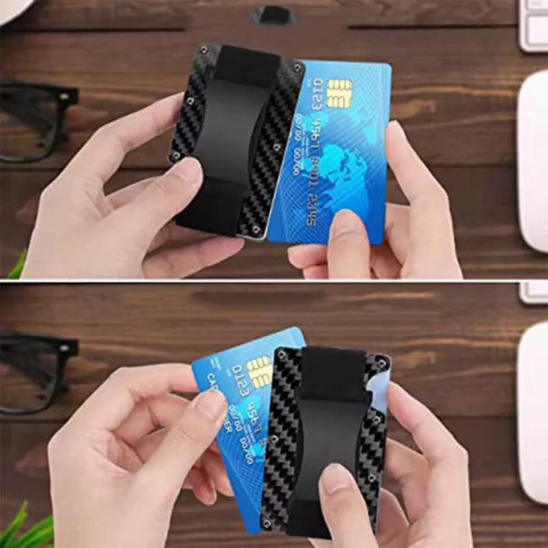 RFID Blocking Carbon Fiber Card Holder