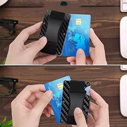 RFID Blocking Carbon Fiber Card Holder