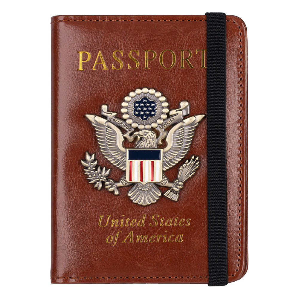 RFID Blocking Passport Holder with Card Slots