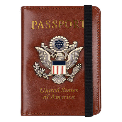 RFID Blocking Passport Holder with Card Slots