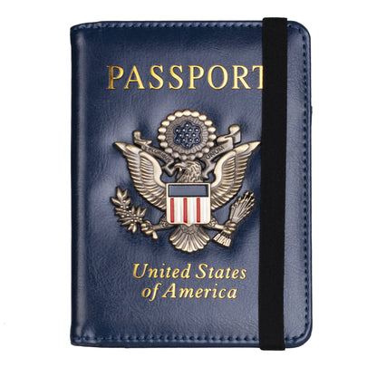 RFID Blocking Passport Holder with Card Slots