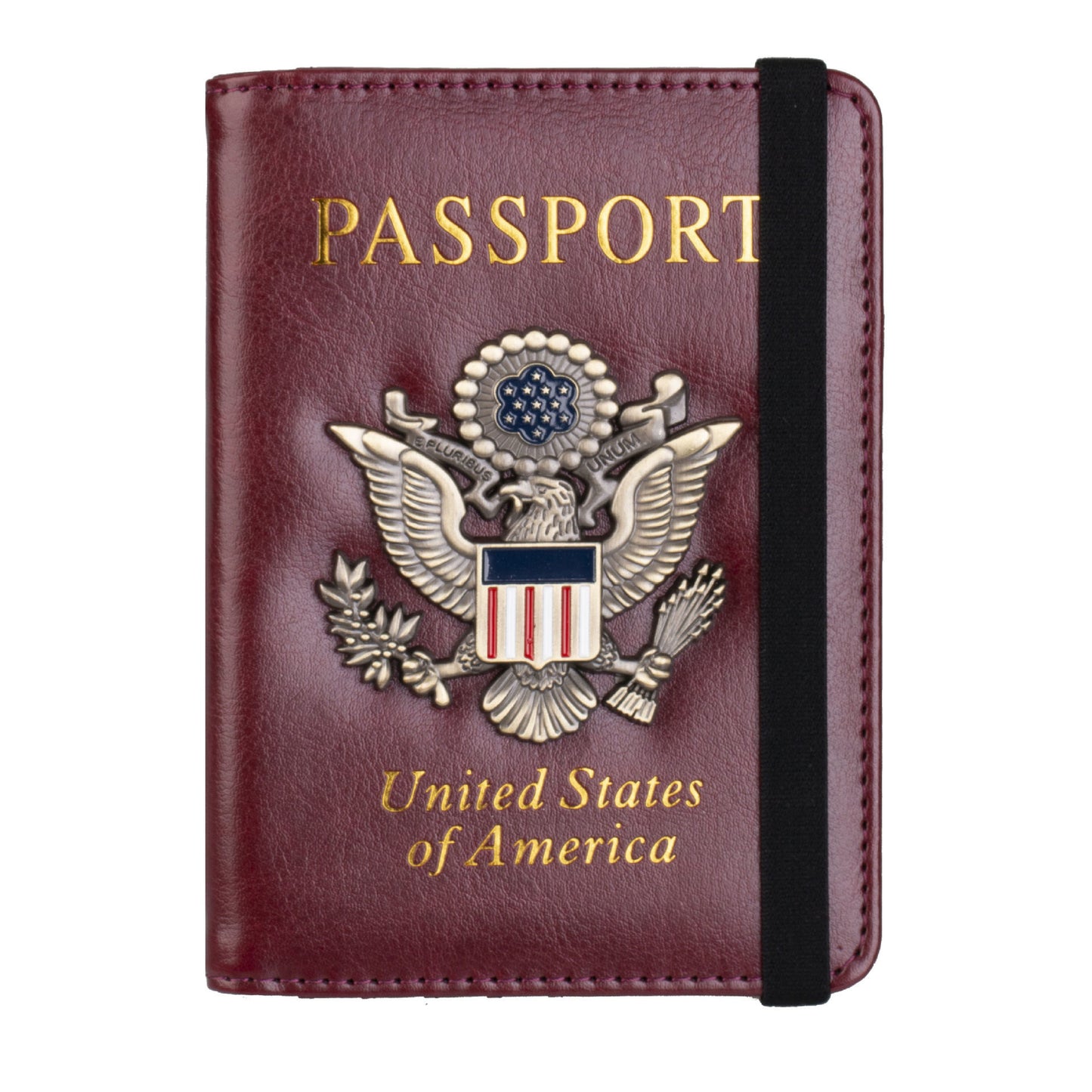 RFID Blocking Passport Holder with Card Slots