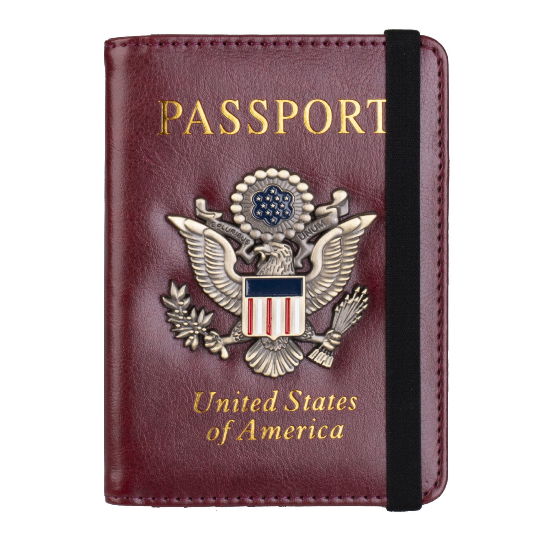 RFID Blocking Passport Holder with Card Slots
