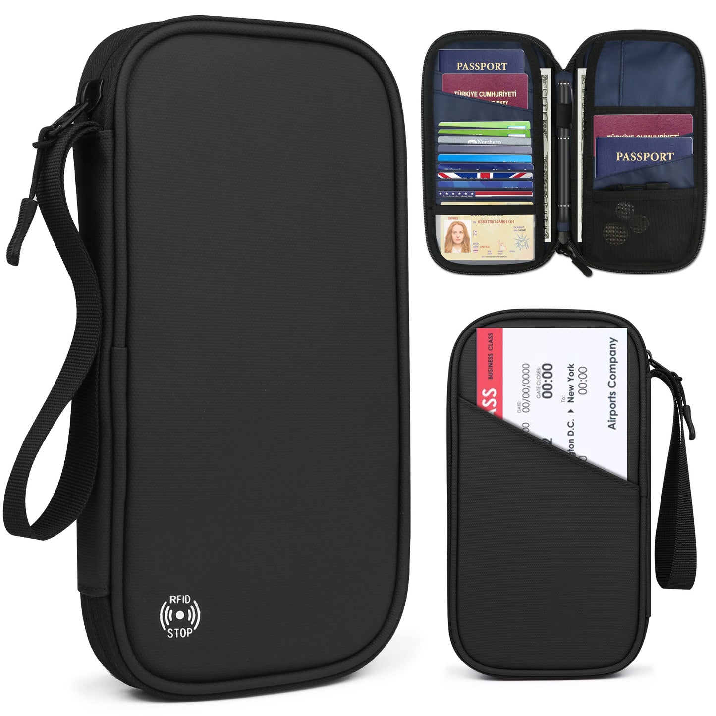 RFID Blocking Passport Wallet