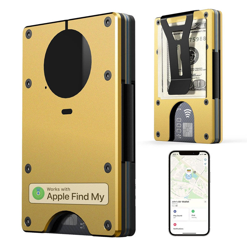 RFID Blocking Tracking Wallet