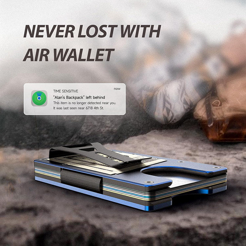 RFID Blocking Tracking Wallet