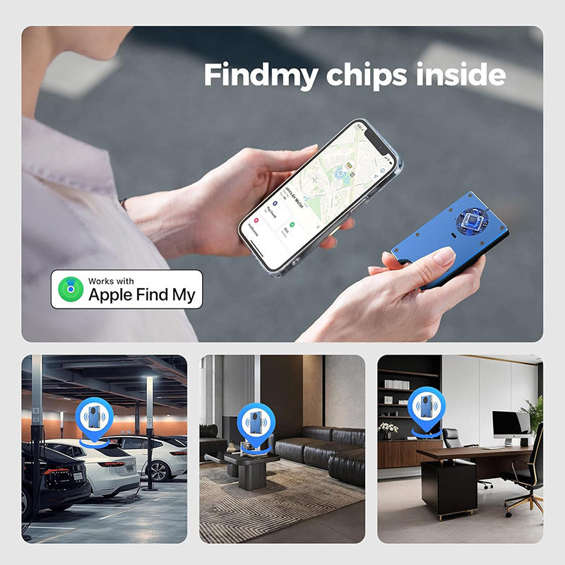 RFID Blocking Tracking Wallet