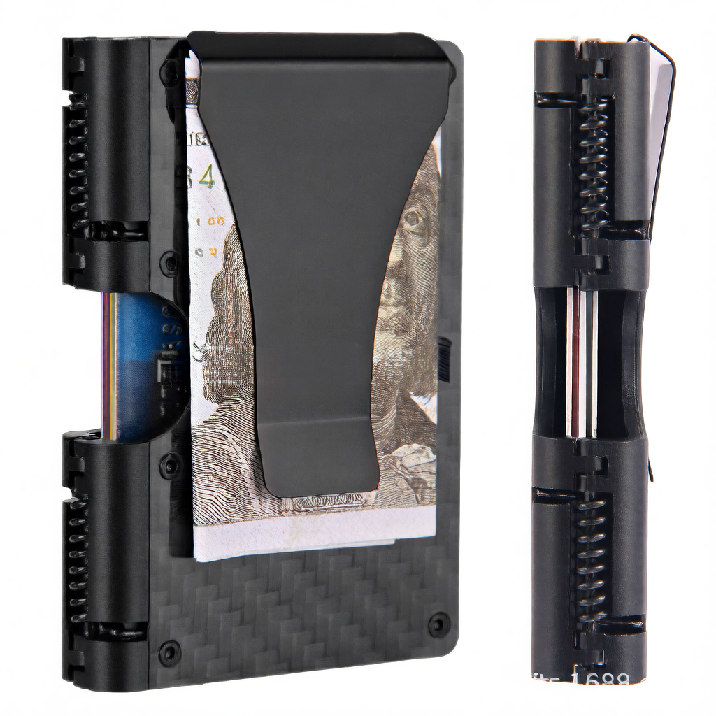 RFID Carbon Fiber Card Holder Wallet