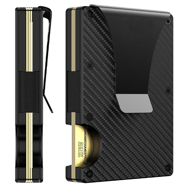RFID Carbon Fiber Card Holder Wallet