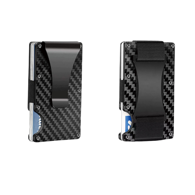 RFID Carbon Fiber Card Holder Wallet