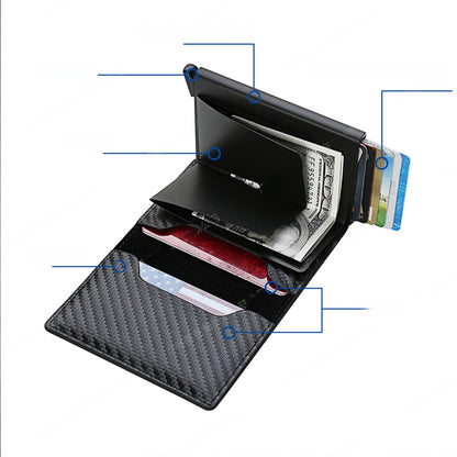 Rfid Carbon Fiber Men's Wallet